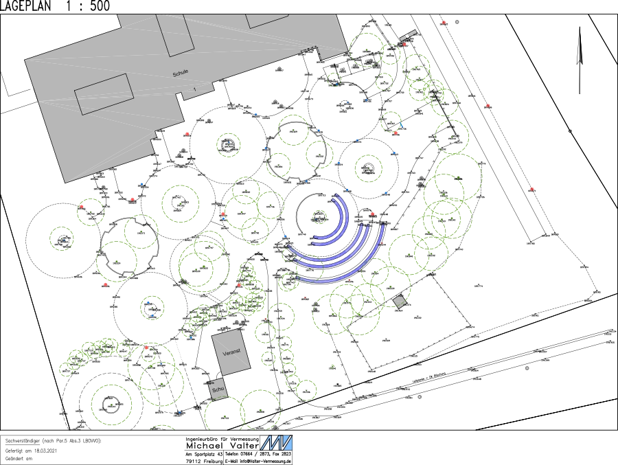 topographischer Bestandsplan